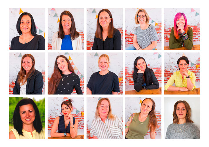 Kindergarten II Teamfoto (Collage)