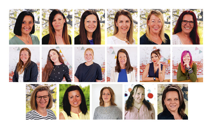 Kindergarten II Teamfoto (Collage)